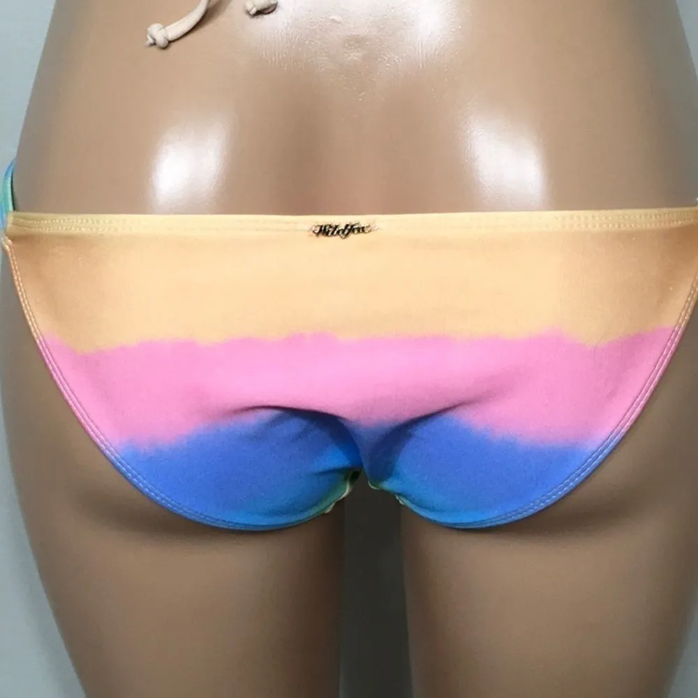 New. WILDFOX/Reef rainbow bikini. XS-too/M-bottom. - Image 6