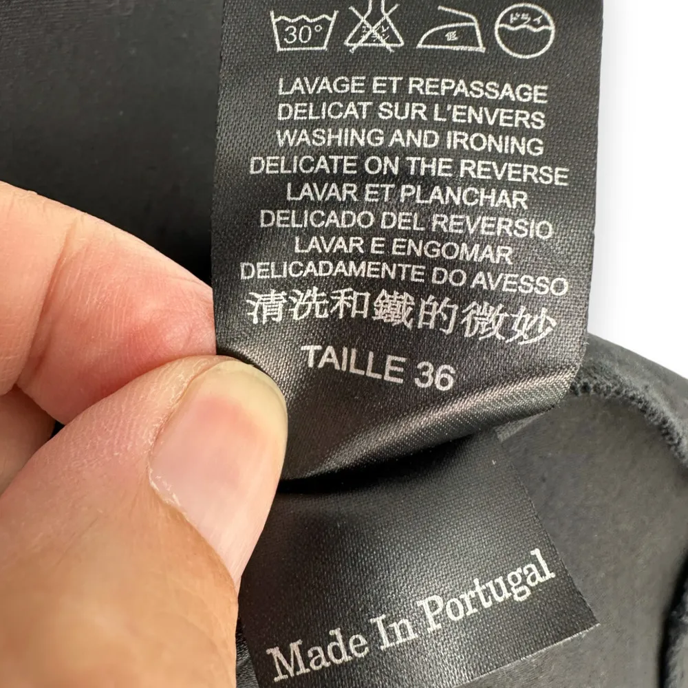 cop. copine | Sz 36/US 6 | SIMOUN Sleeveless Pintuck Back Zip Black Shift Dress - Image 8