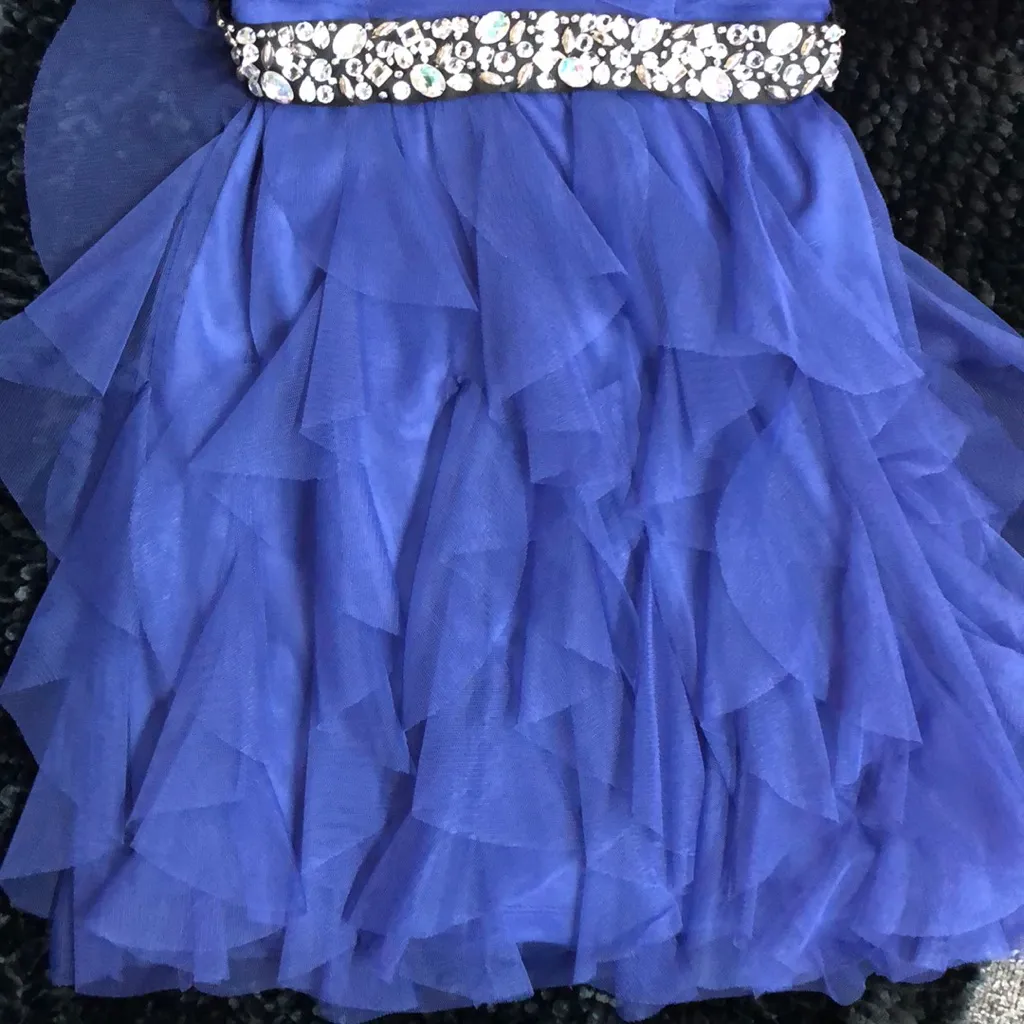 Size 3 purple short dress - Image 2