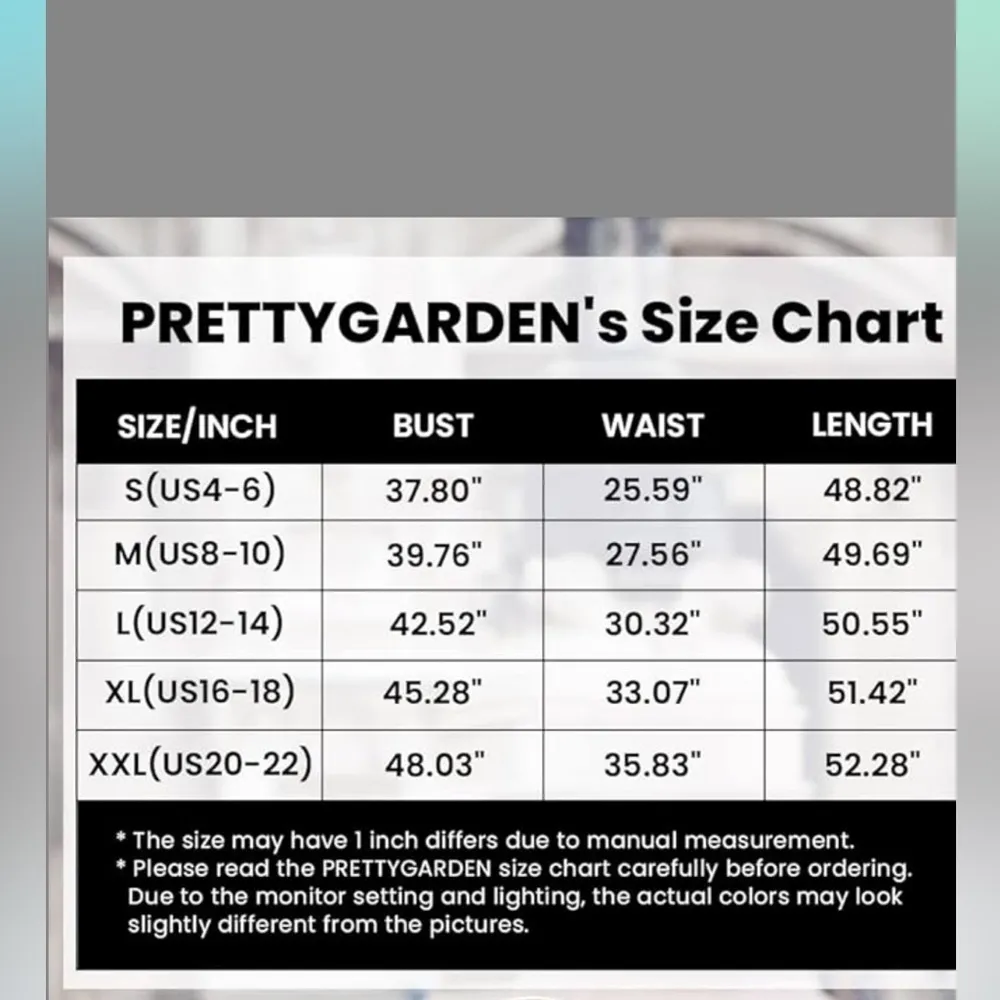 PRETTYGARDEN woman floral wrap v neck dress tie belt size LARGE short sleeve - Image 9