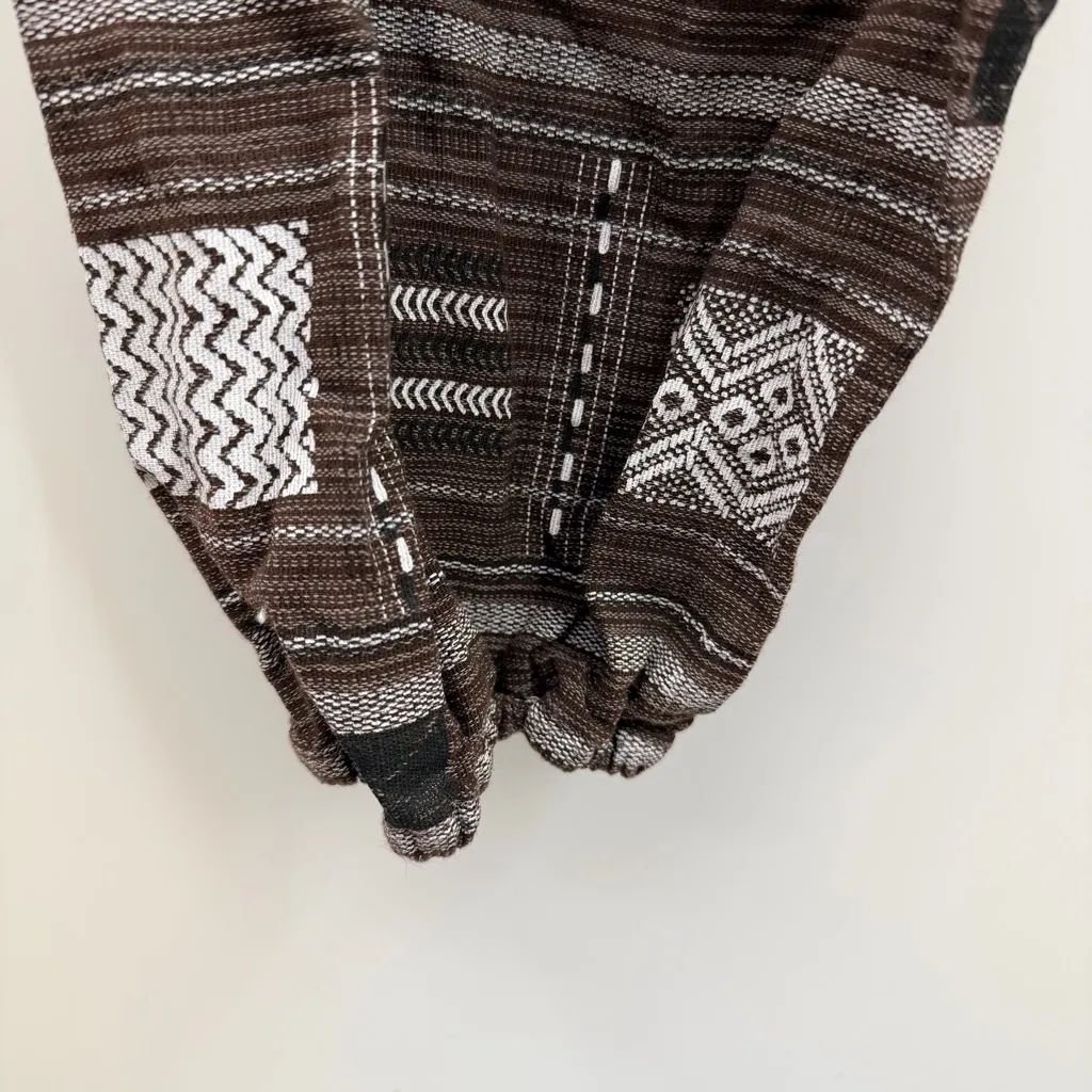 Gypsy Rose Handmade Thailand Cotton Boho patchwork Patterned Drawstring pants - Image 3