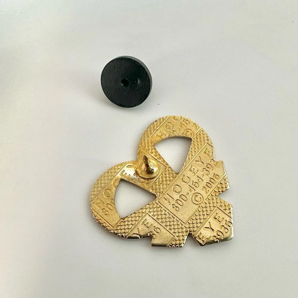 Hogeye interlocking breast cancer awareness pin Pink - Image 5