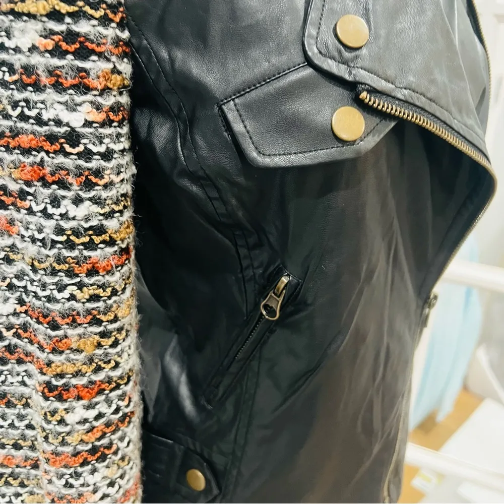 MISS ME FAUX LEATHER BLACK JACKET - Image 10