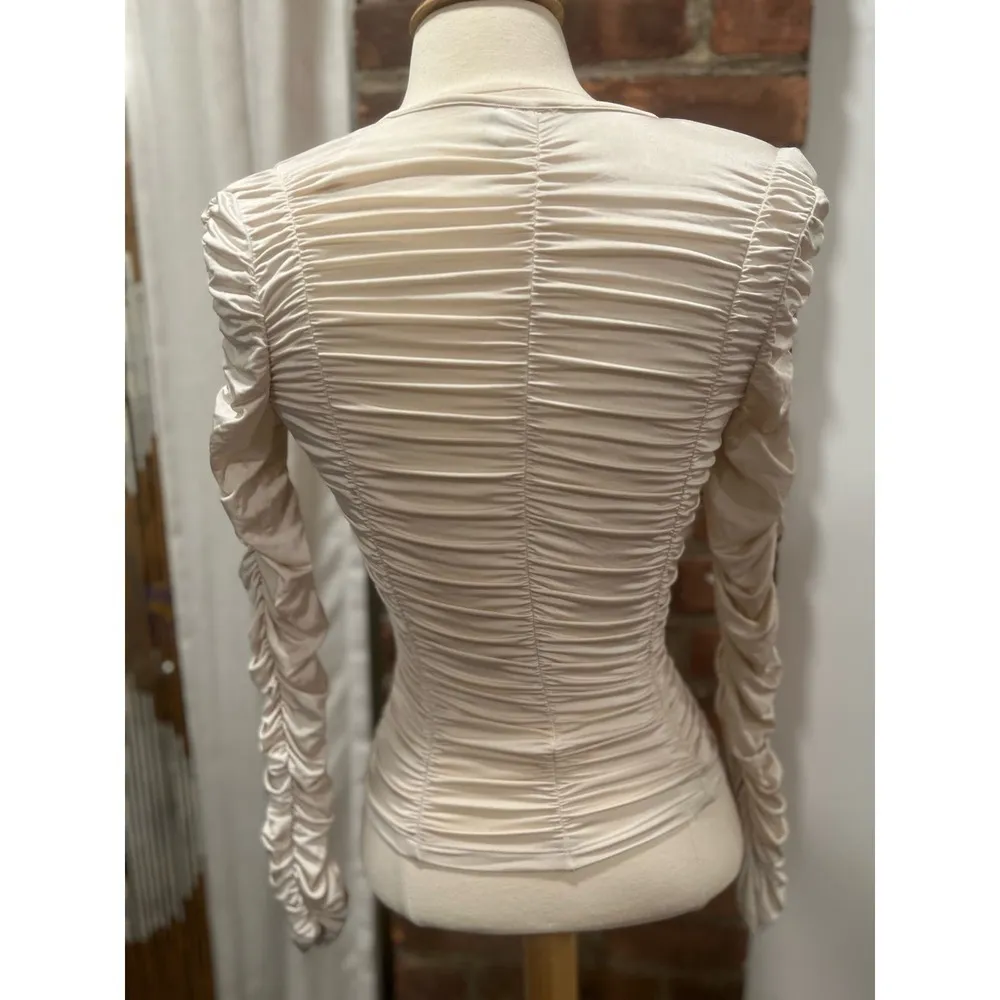 & Other Stories Long Sleeve Ruched Top - Image 5