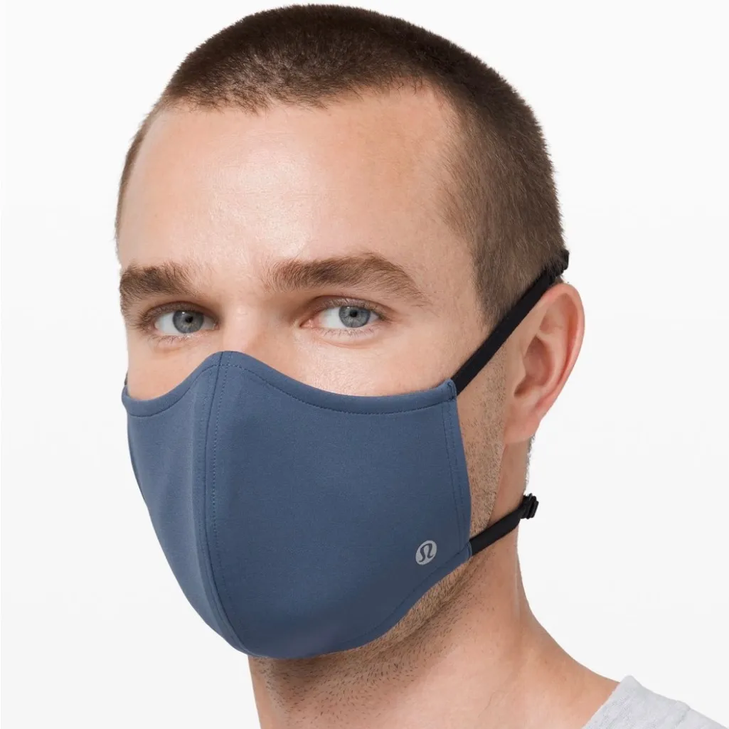 Lululemon Double Strap Face Mask in Blue - Image 4