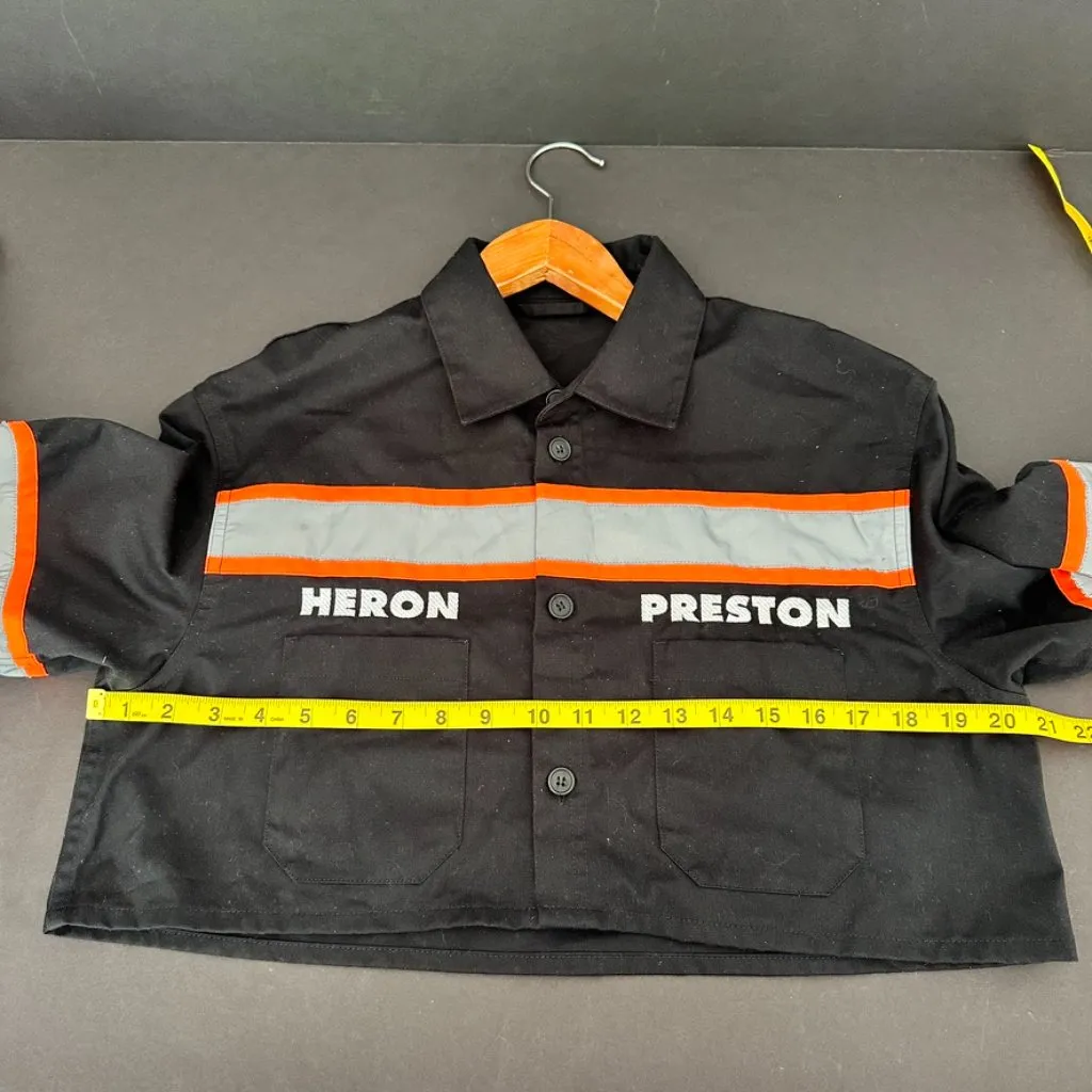Heron Preston  Cropped Reflective Jacket - Image 5