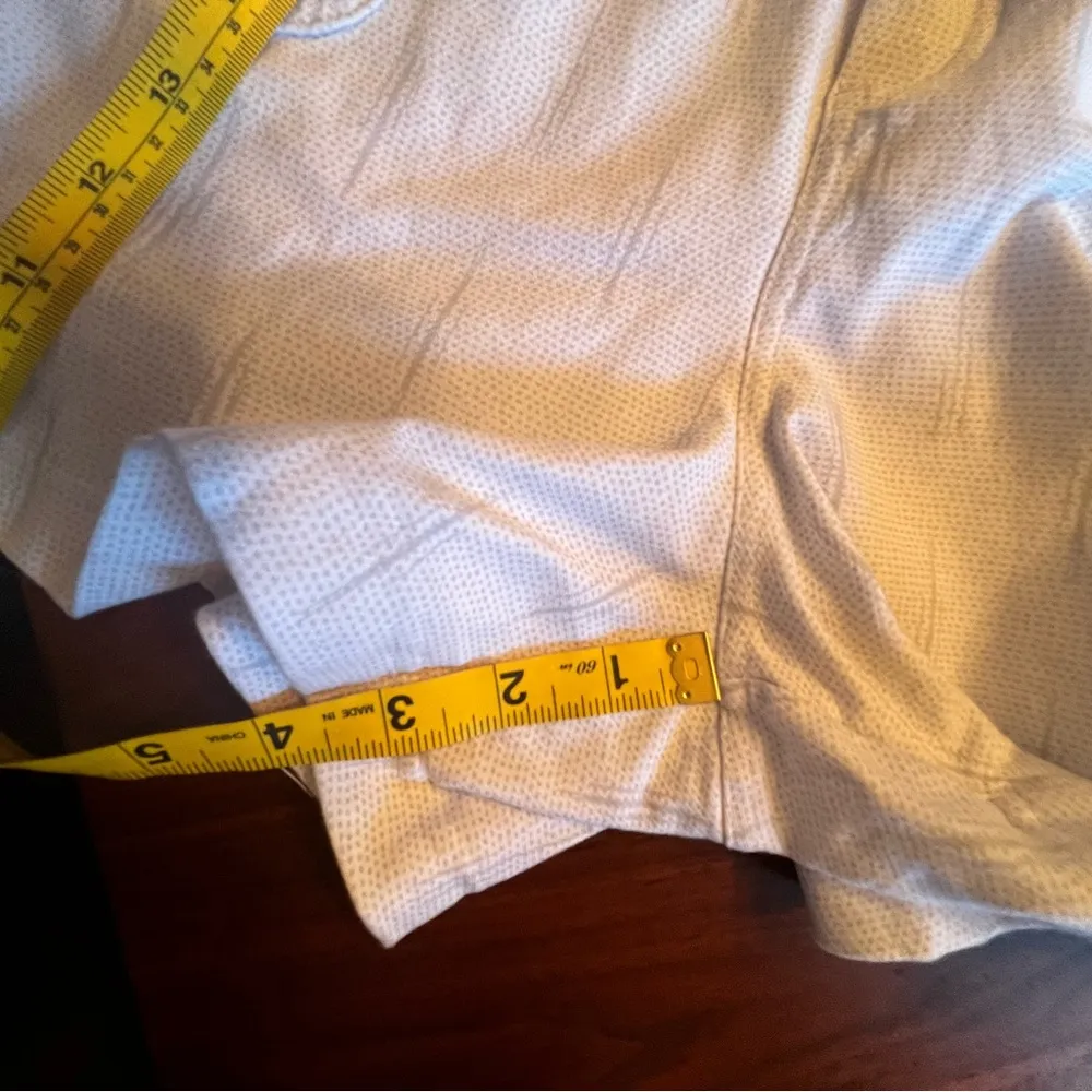 Athleta Grey Printed Farallon Romper Shorts Jumpsuit 1X - Image 8