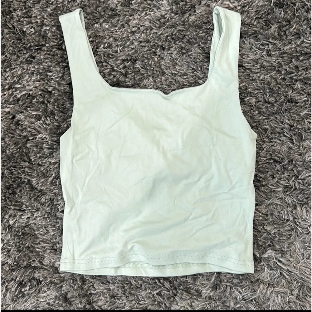Sweetheart Neckline Tank Top in Green, Size M​​ - Image 3