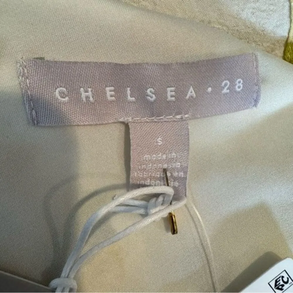 Chelsea28 Nordstrom Women's Yellow Floral Tiered Maxi Dress Size S NWT - Image 9