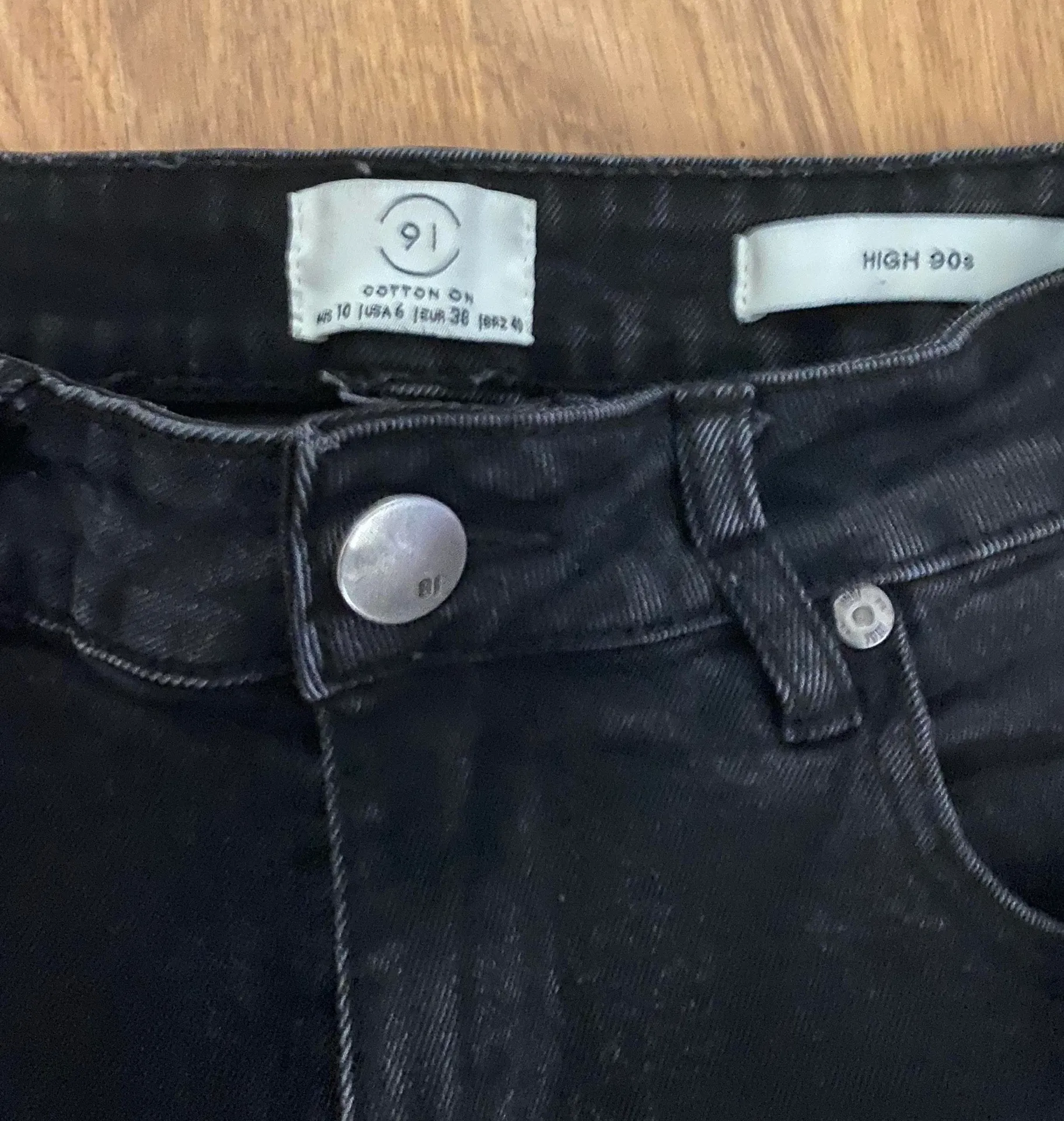 Cotton On Black Mom Jeans - Image 5