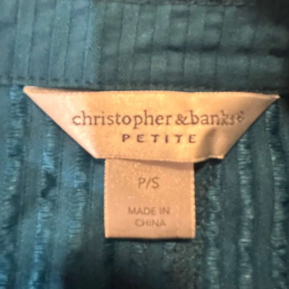 Women's Teal Christopher & Banks Light Jacket - Image 3