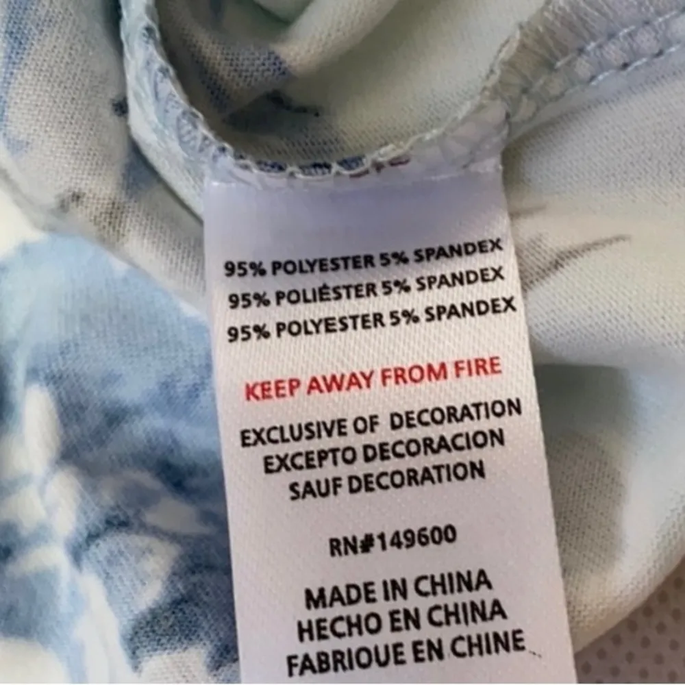 Flora Nikrooz blue floral polka dots sleep shortie set NWT - Image 6