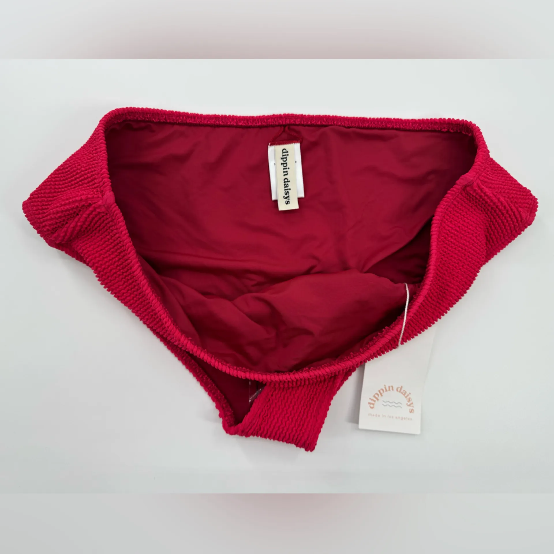 Dippin Daisys Women's Siren Scrunch Fabric Swim Bottoms Size Large NWT - Image 9