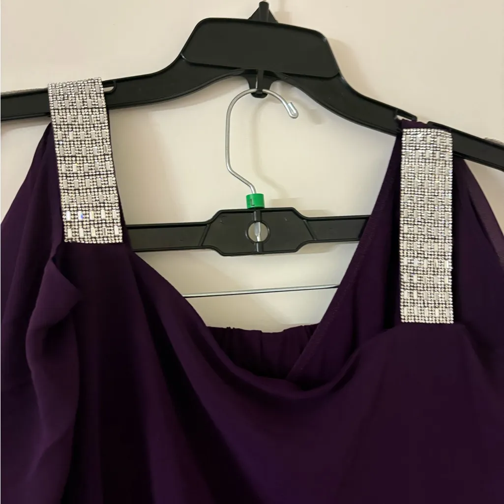 NWT JM.STUDIO Purple Two Piece Set Size L - Image 3