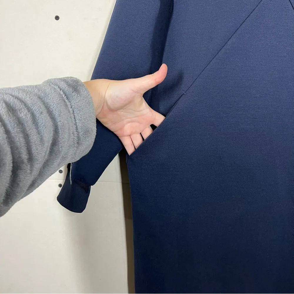 NWOT Game by Universal Standard Iris Spacer Sweatshirt Dress Size 2XS or US 6-8 - Image 9