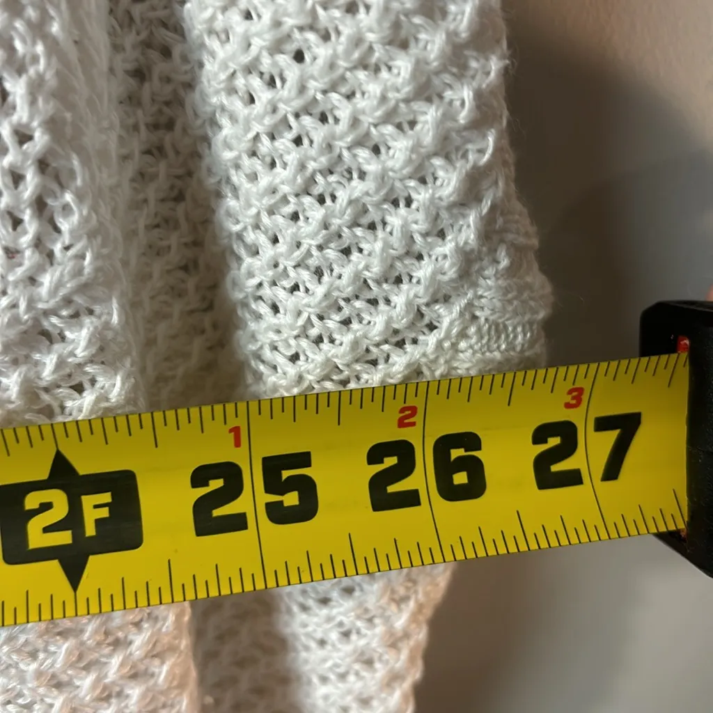 Polo Ralph Lauren 💯 Linen white cap sleeve sweater in size XL. Nautical Preppy - Image 6