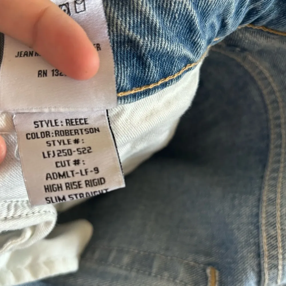 Lovers And Friends Reece Jeans High Rise Rigid Slim Straight Size 29 distressed - Image 11