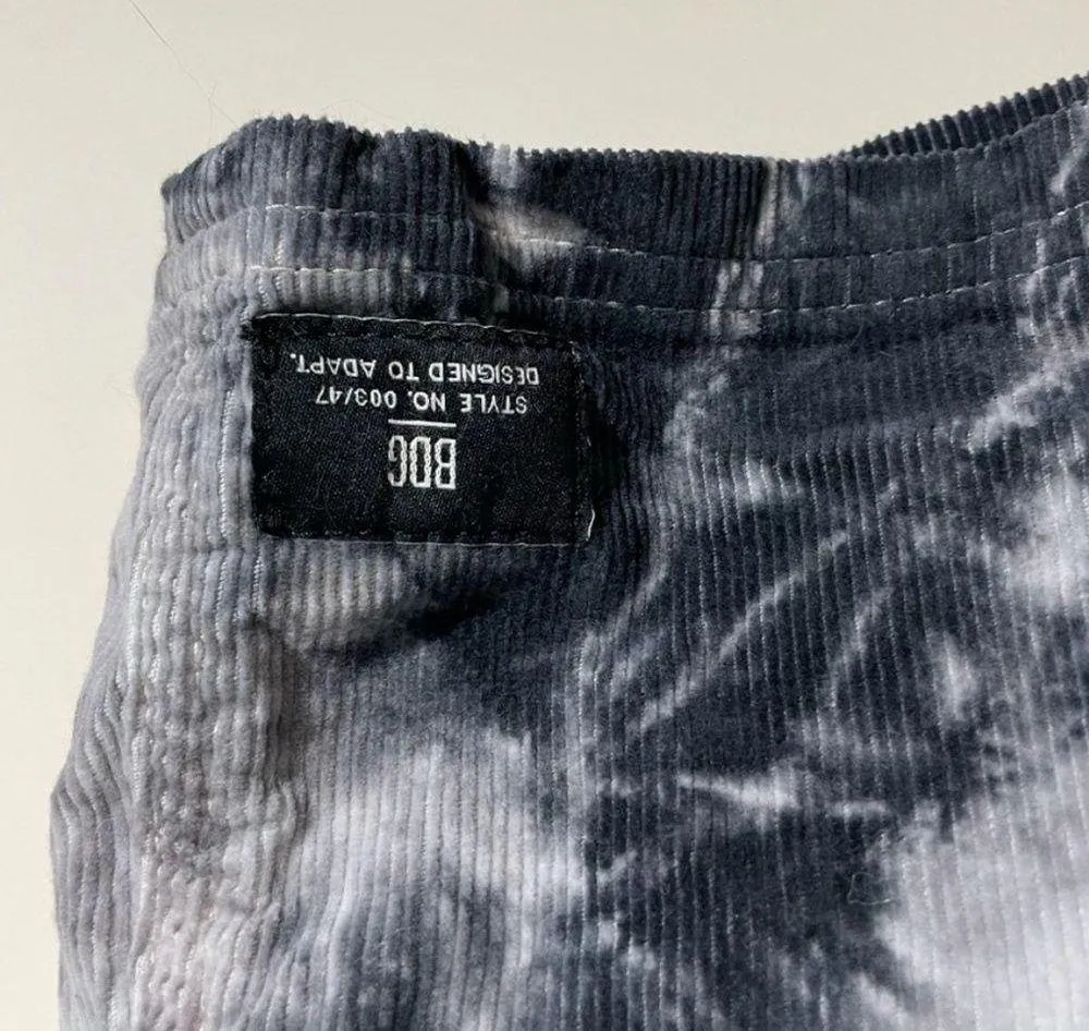 UO BDG Black Cal Mono Tie Dye Skirt - Image 5