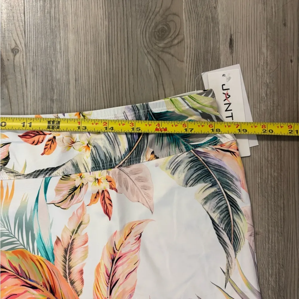 Jantzen Multicolor Tropical Leaf Skirt - Image 4