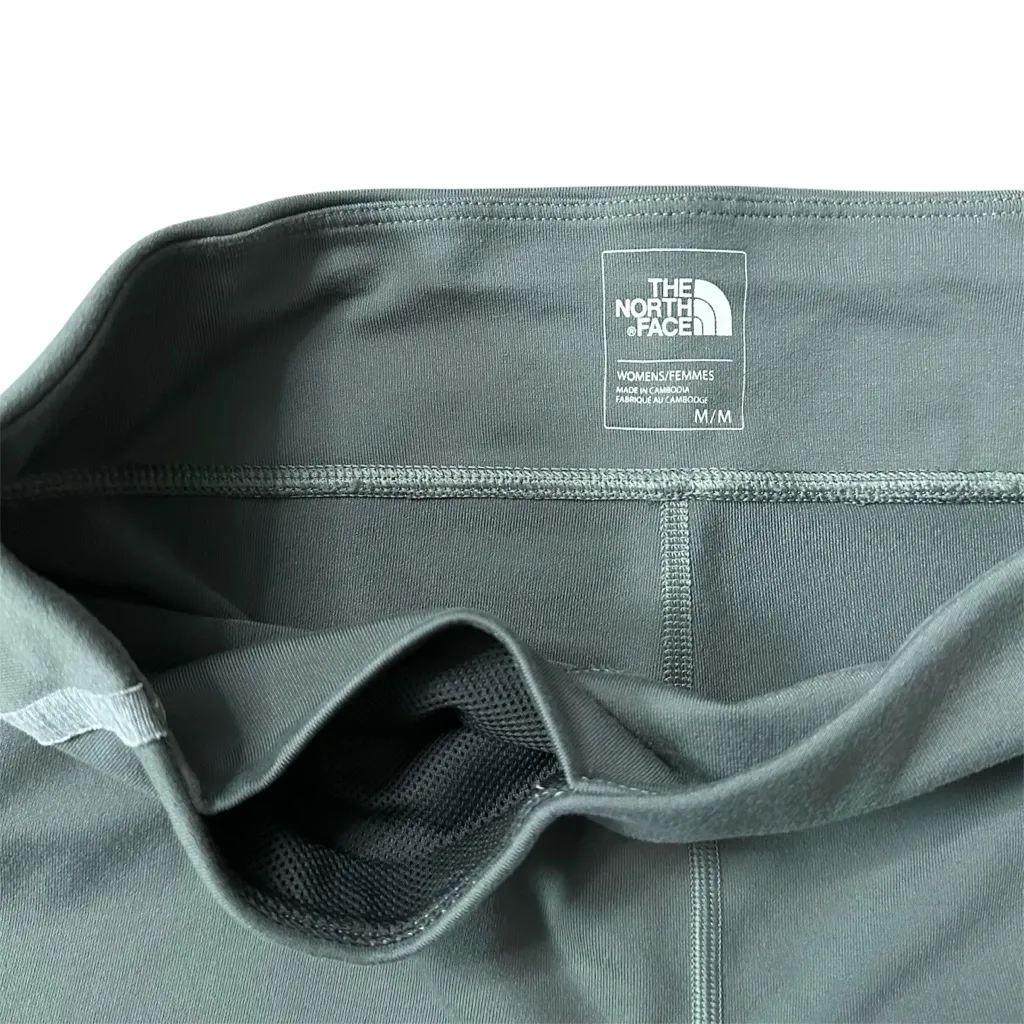 The North Face Dynamix Low Rise Cropped Leggings Green Size Medium - Image 3