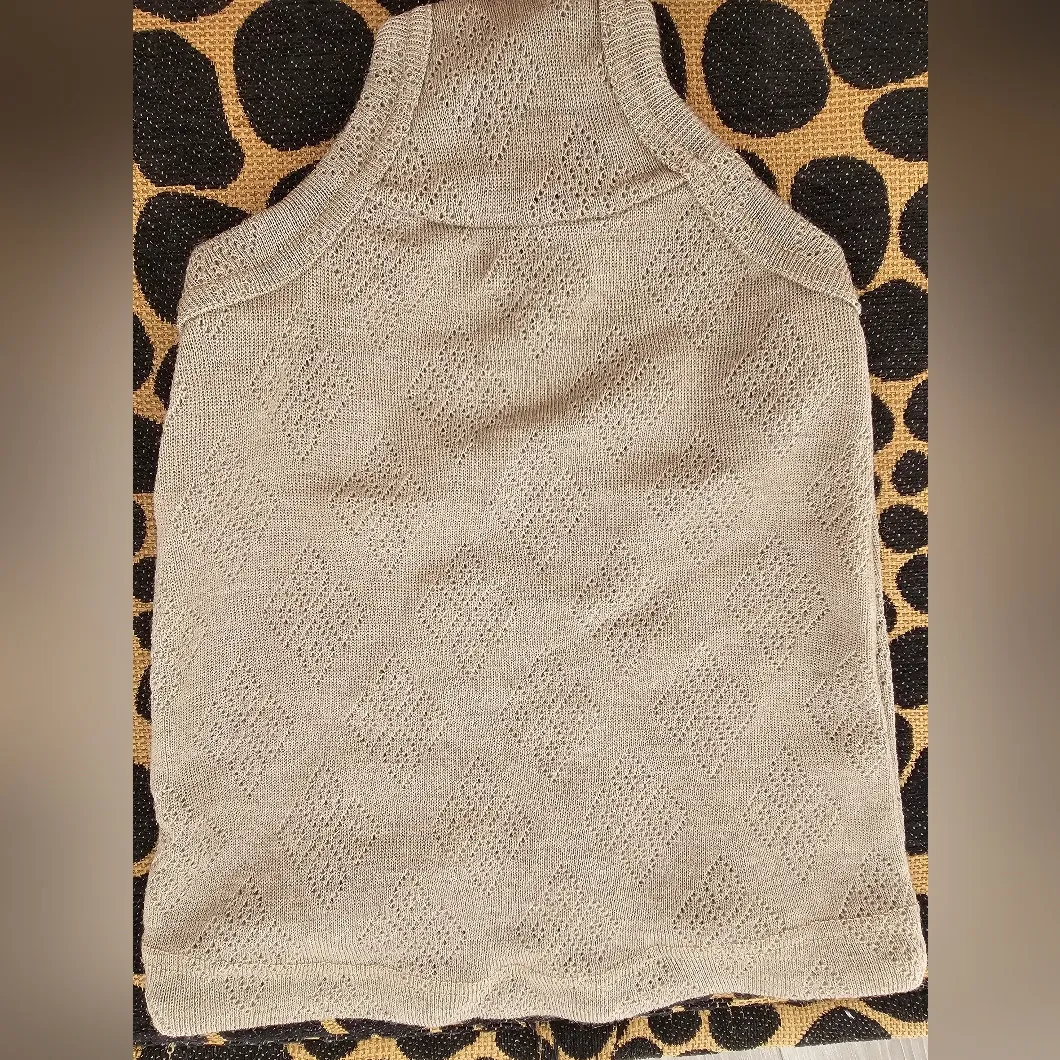 Vintage 1940s Khaki Tan Textural Wool Swim Trunks Briefs Brown Size undefined - Image 2