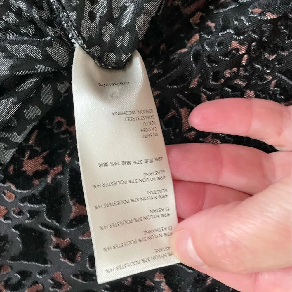 We The Free People Teddy Boxy Top Cheetah Combo S - Image 9