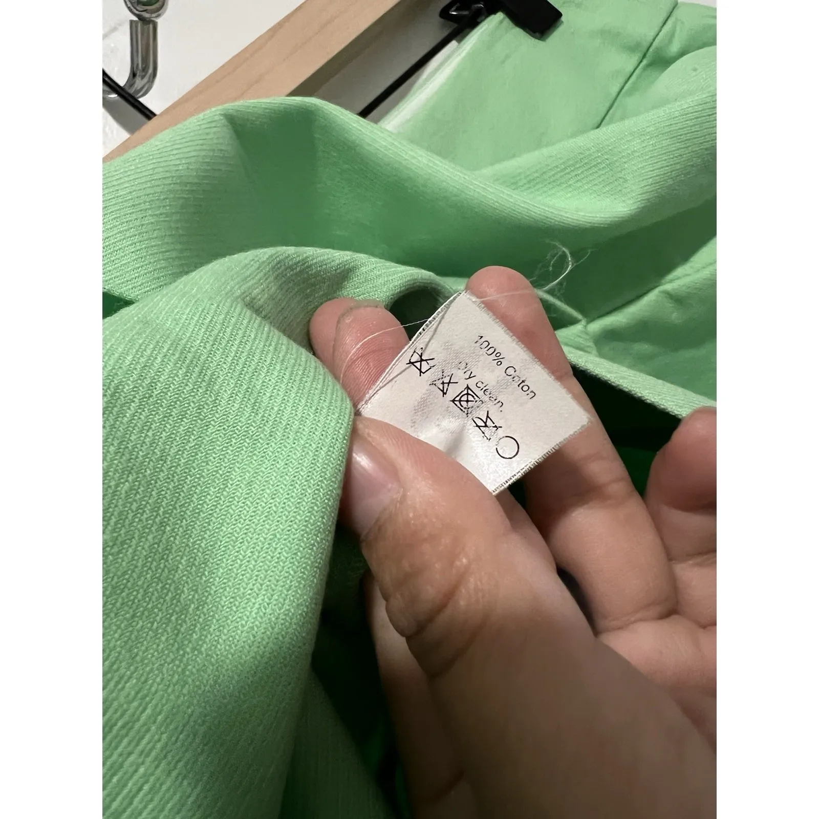 ✨ J. Crew Skirt Womens 00 Light Green Cotton Mini Micro 16" Casual Day Out‎ - Image 4