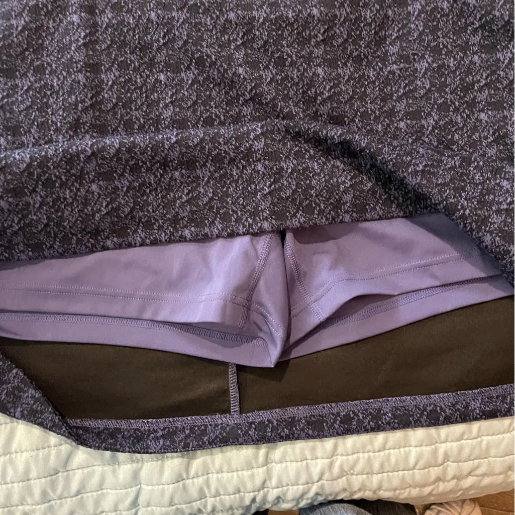 Lady Hagen Golf Skort XXL Purple Black Print Athletic Skirt with Shorts Pockets - Image 6