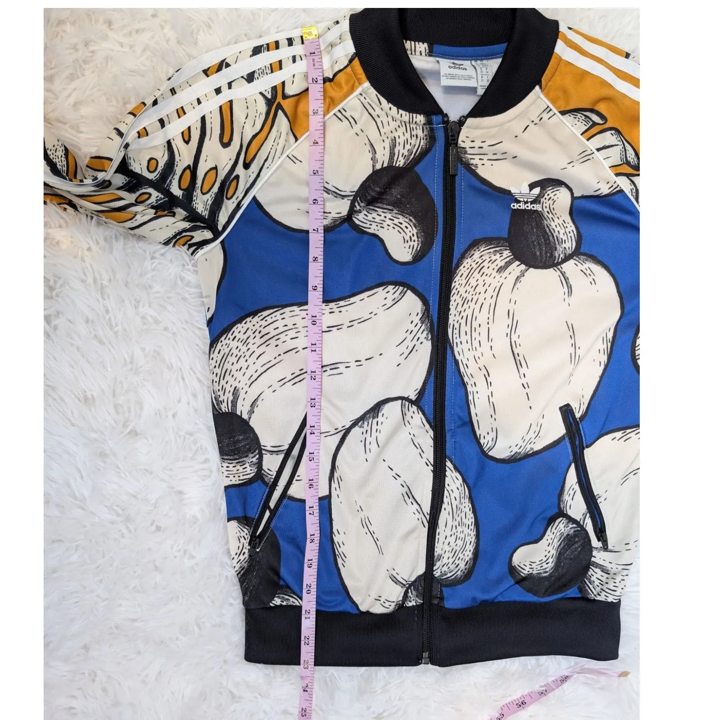 Adidas Originals x FARM Rio Graphic Track Jacket Women’s Size XS Zip Up - Image 8