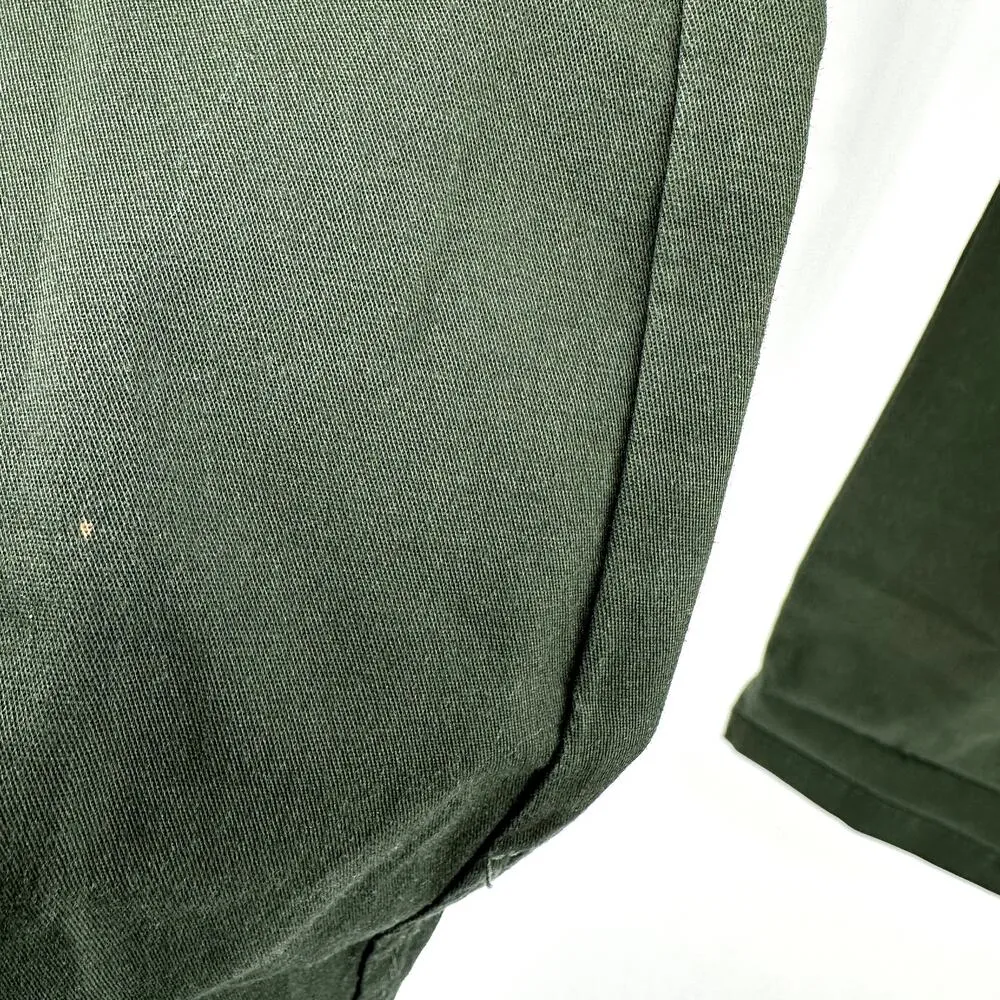 Vince Coin Pocket Chino Pants Skinny Leg Stretch Twill Belt Loops Olive Green 10 - Image 6