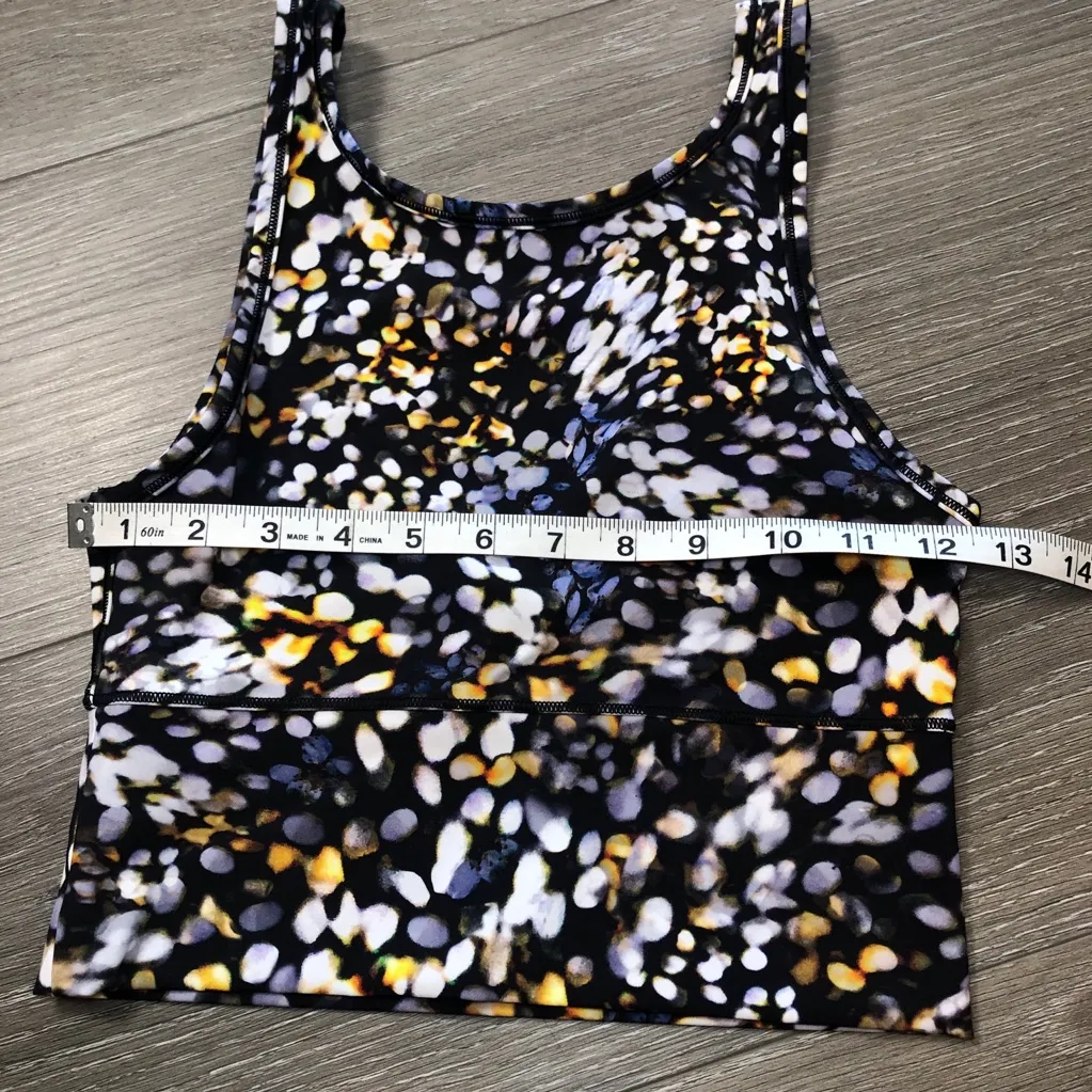 Lululemon Power Pivot Tank Metropolis Glow Multi Cropped Reversible Size Small - Image 5