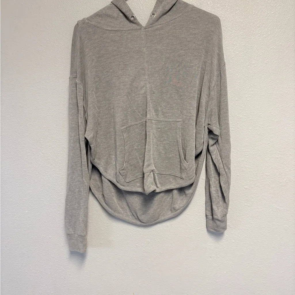 Free People Movement Women's Hoodie active Top Gray - Image 2