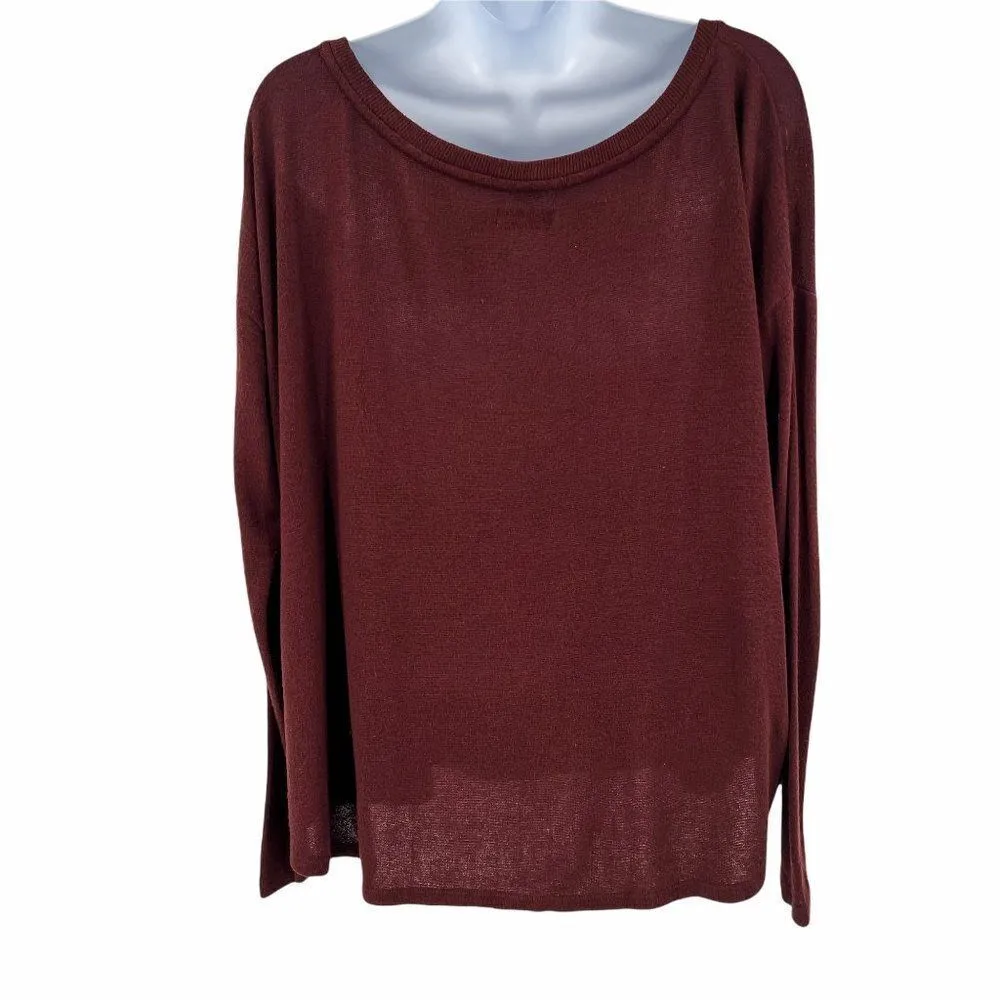 2/$30 Urban Outfitters BDG Brown Scoop Neck Sweater S - Image 2