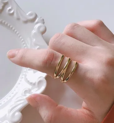 Triple Ring in one Silver - Image 3