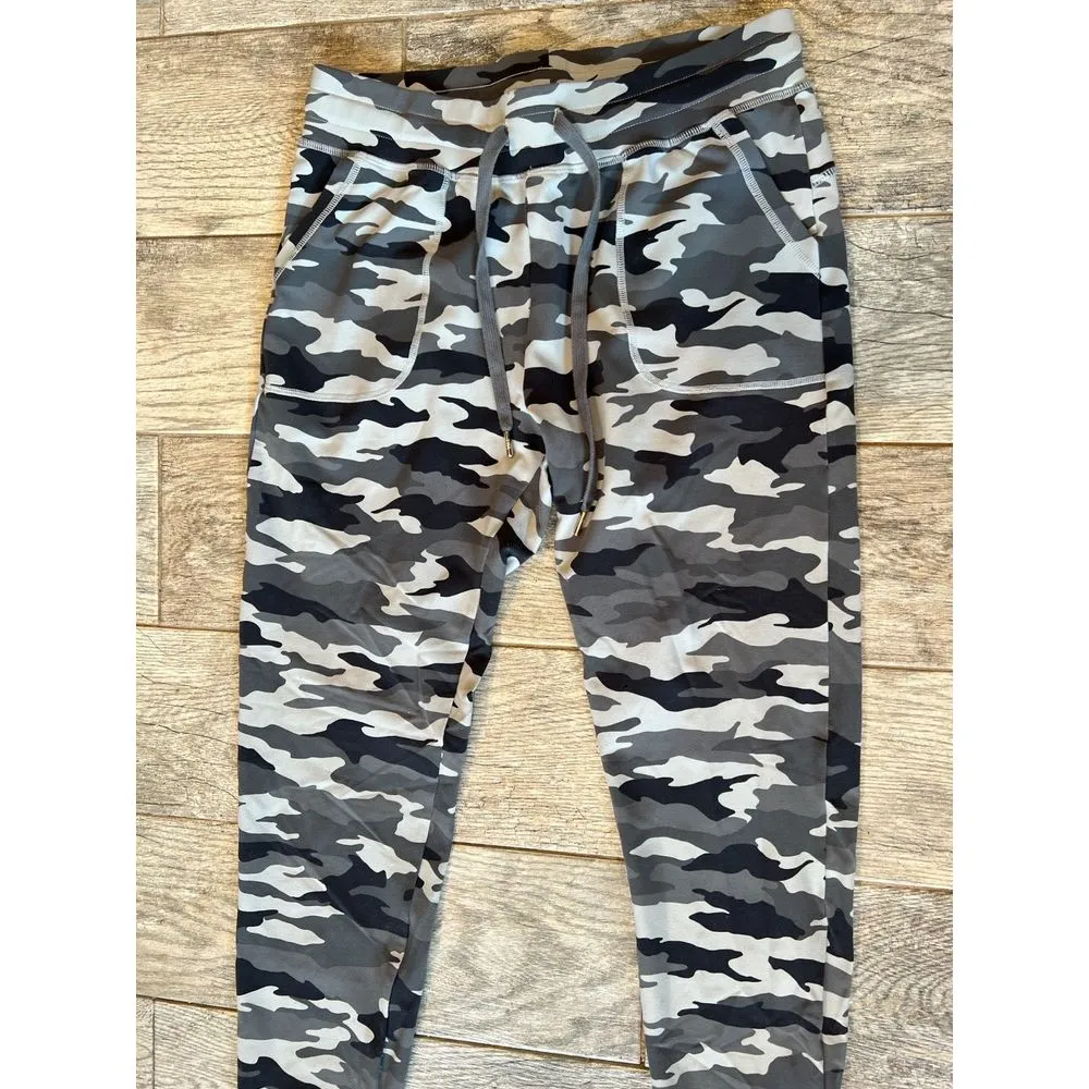 Zyia Active Sweatpants Small Track‎ Pants Lounge Stretch Joggers Pockets Camo - Image 5