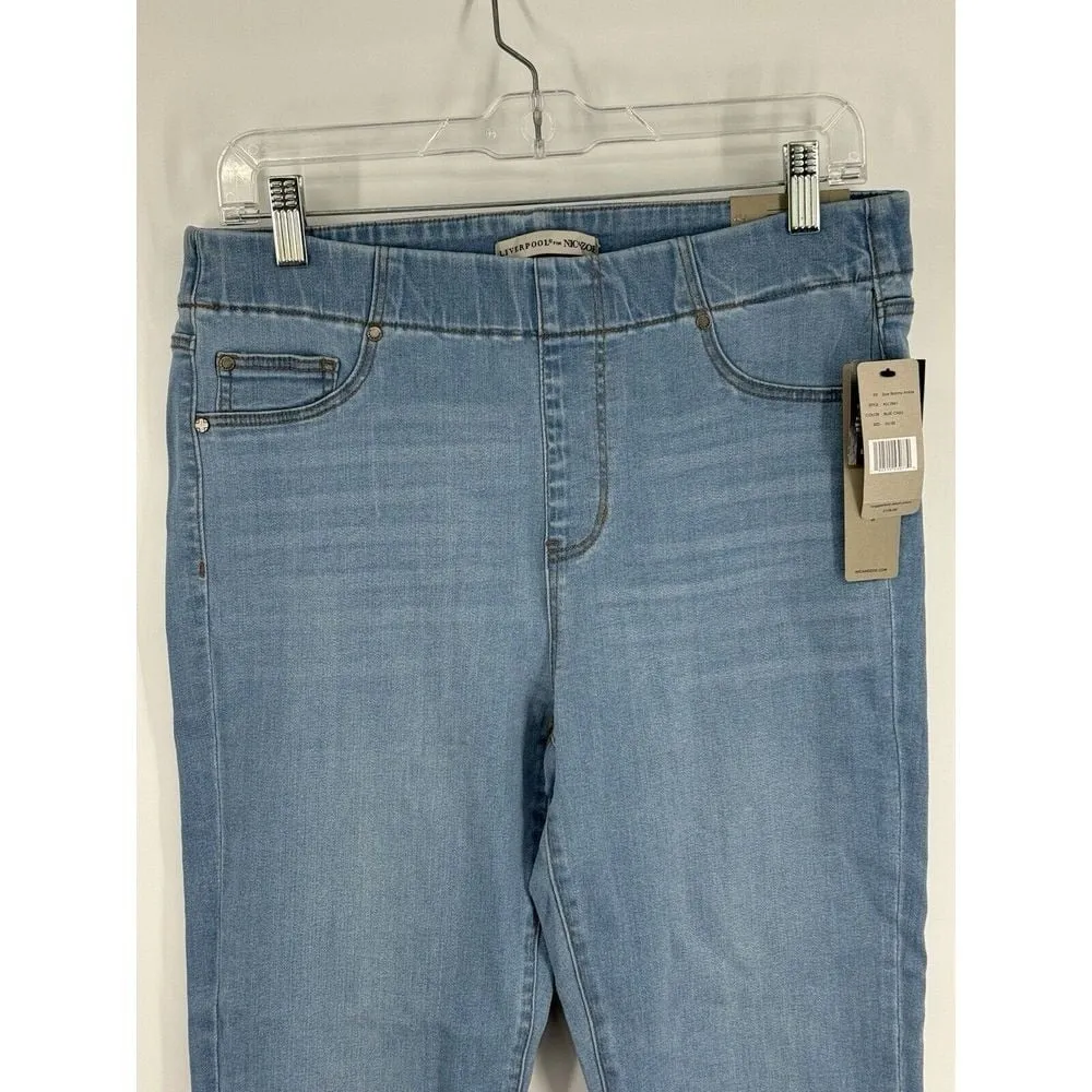Liverpool For Nic And Zoe Zoe Skinny‎ Ankle In Blue Chill Size 10 - Image 5