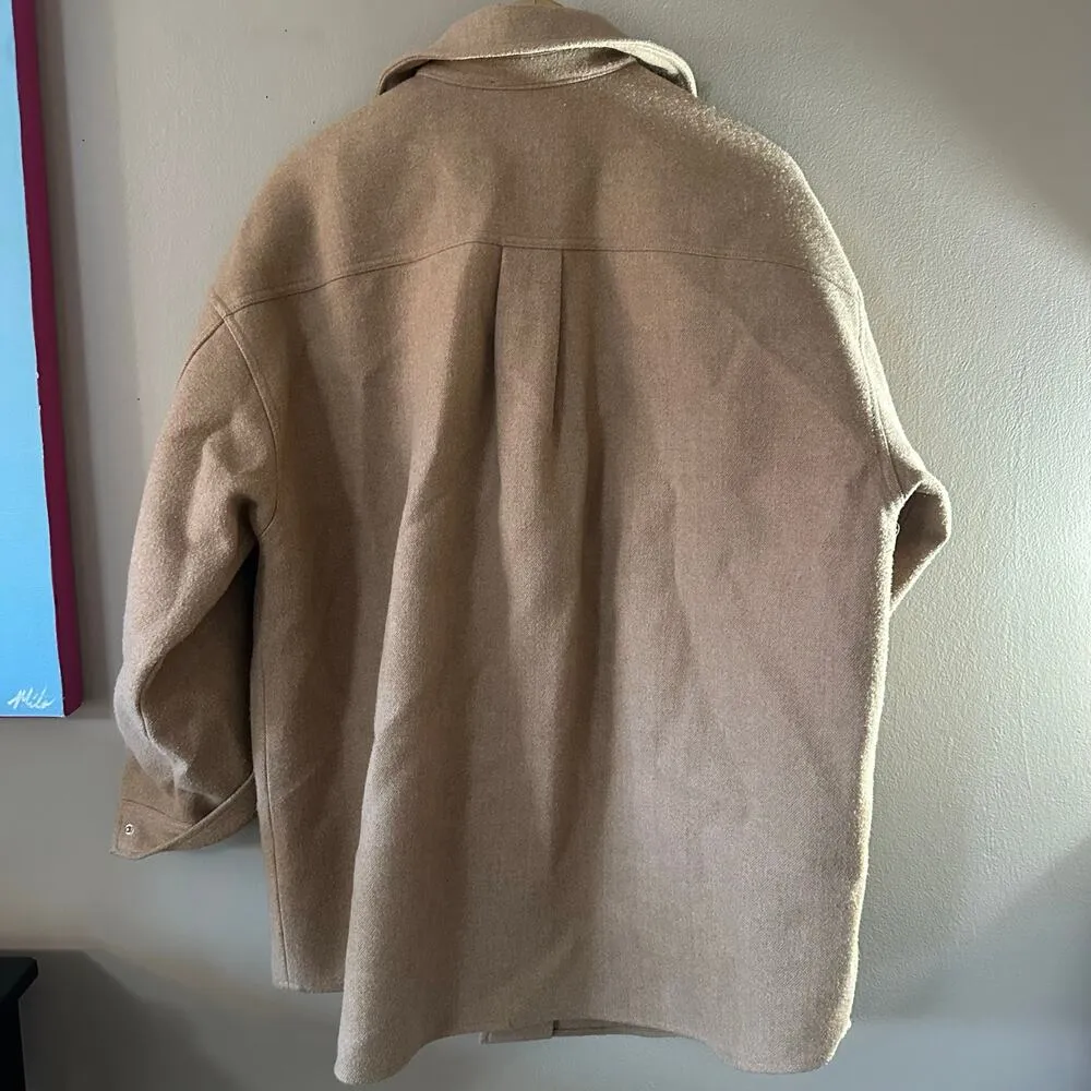 Eloquii Oversized Shacket in Ginger Root Size 18/20 - Image 8