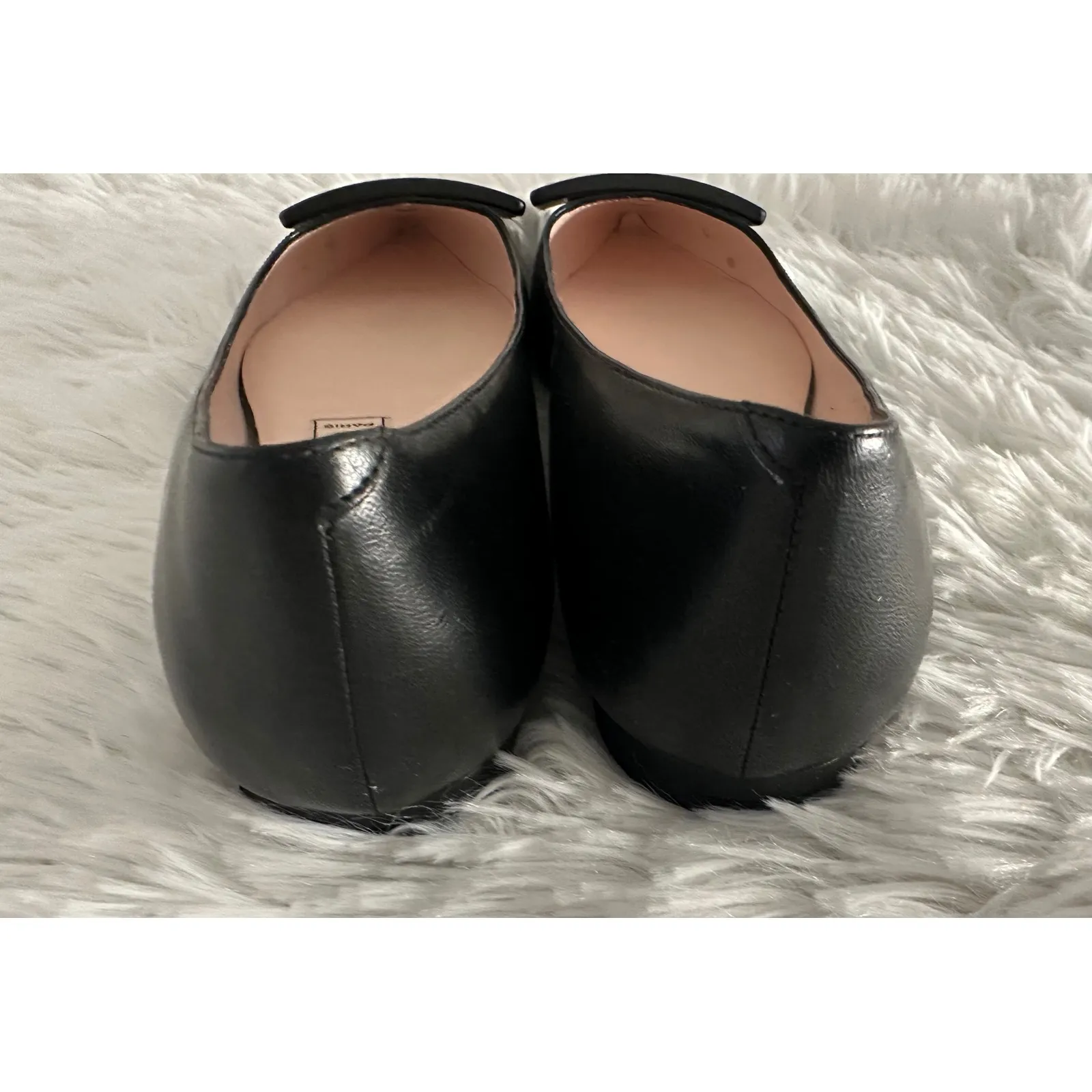 Roger Vivier Gommettine Ball Black leather ballet flat Shoes 35 Size undefined - Image 4