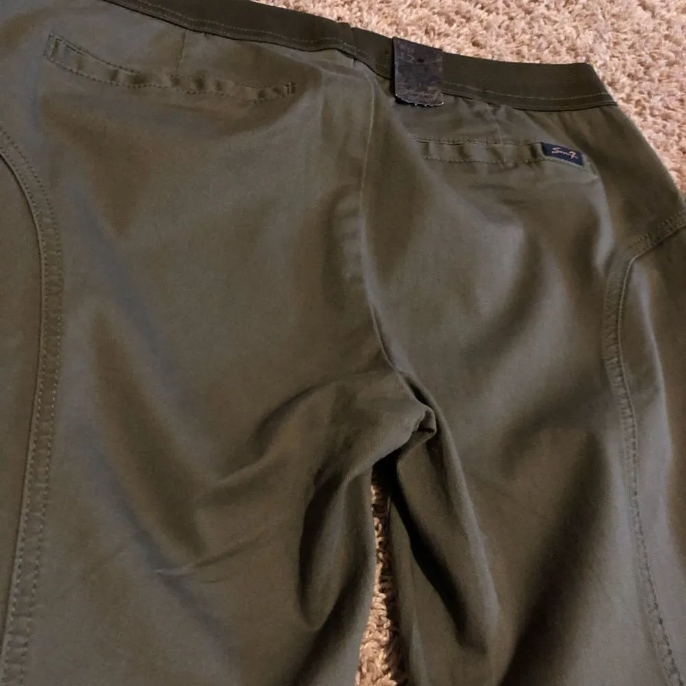 Seven7 Seven olive green ankle pants sz 12 NWT - Image 9