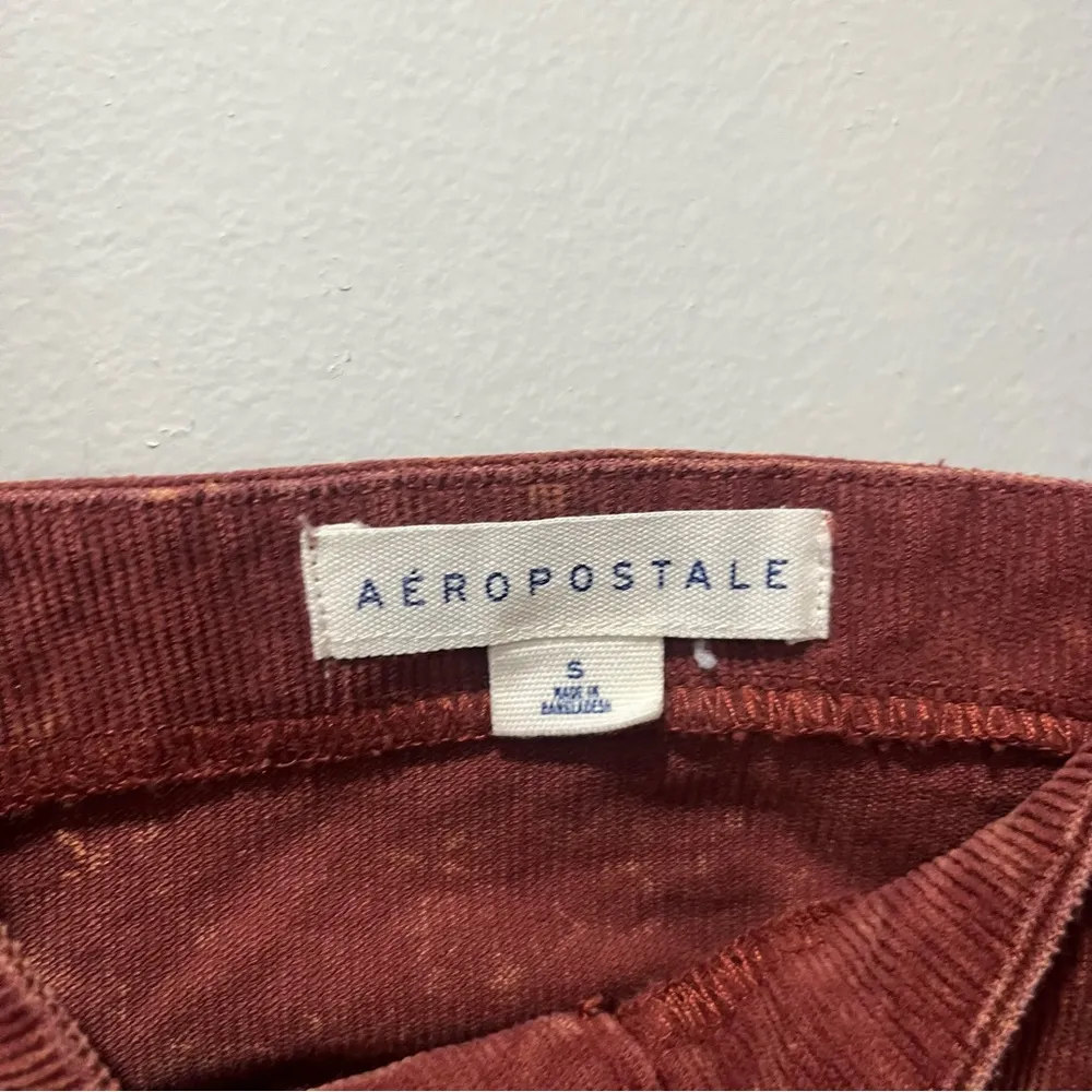 Aéropostale corduroy jumper Dress Brown Size Small Button Up - Image 7
