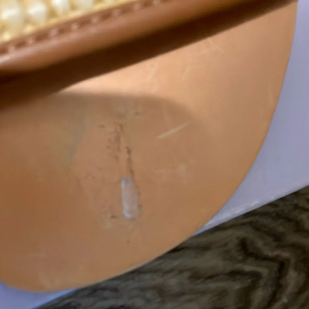 Dolce vita ankle strap Women's Brown Sandals one call out sticker on toe NWT Size 7.5 - Image 7