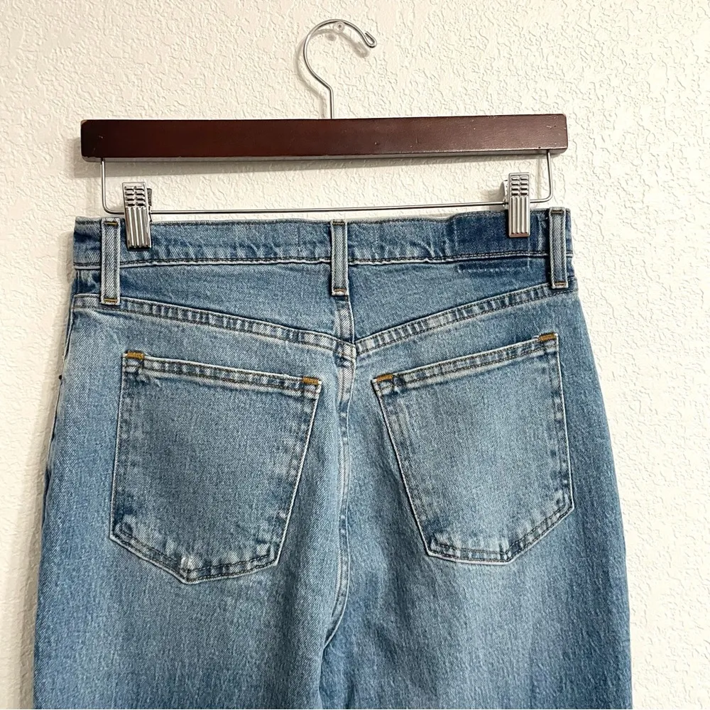 Abercrombie Womens Jeans Denim Blue 90s Straight Ultra High Rise Size 29 xLong - Image 4