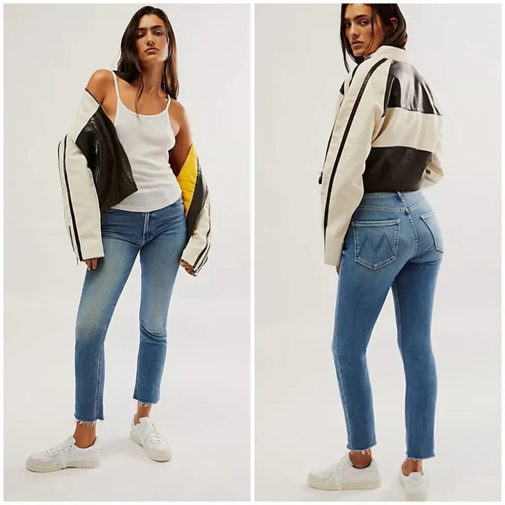 💕MOTHER💕 Mid Rise Dazzler Ankle Fray Jeans - Image 10