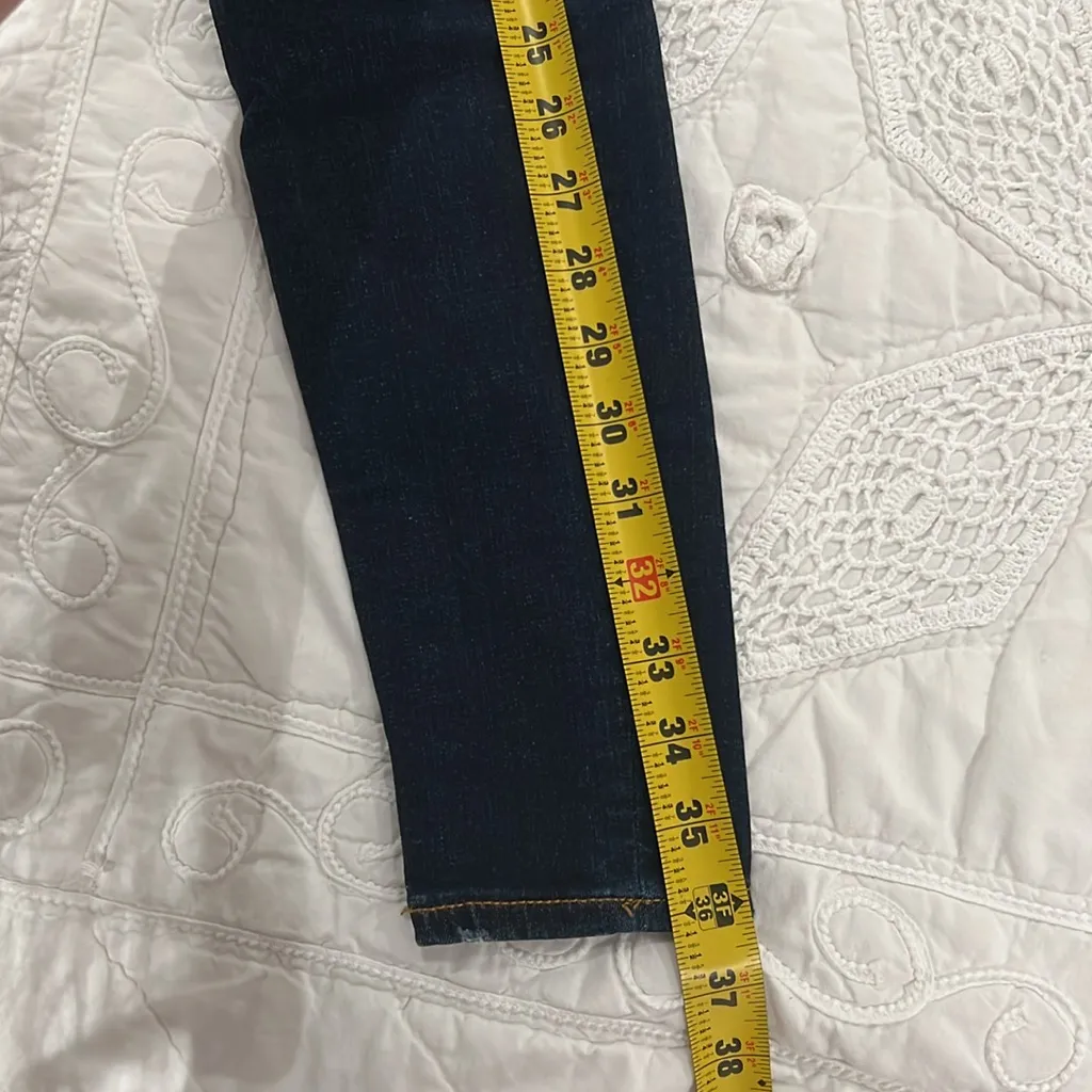 Zara women size USA 02 dark blue skinny high waist jeans brand new never used - Image 7