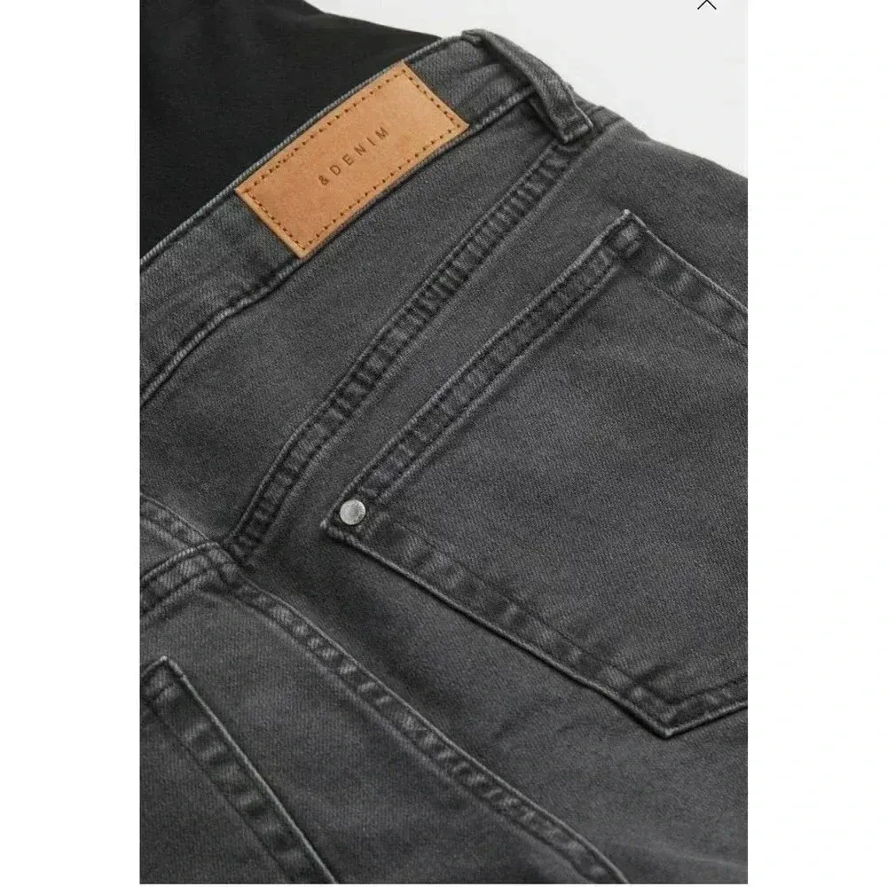 MAMA Vintage Straight Jeans Gray - Image 3