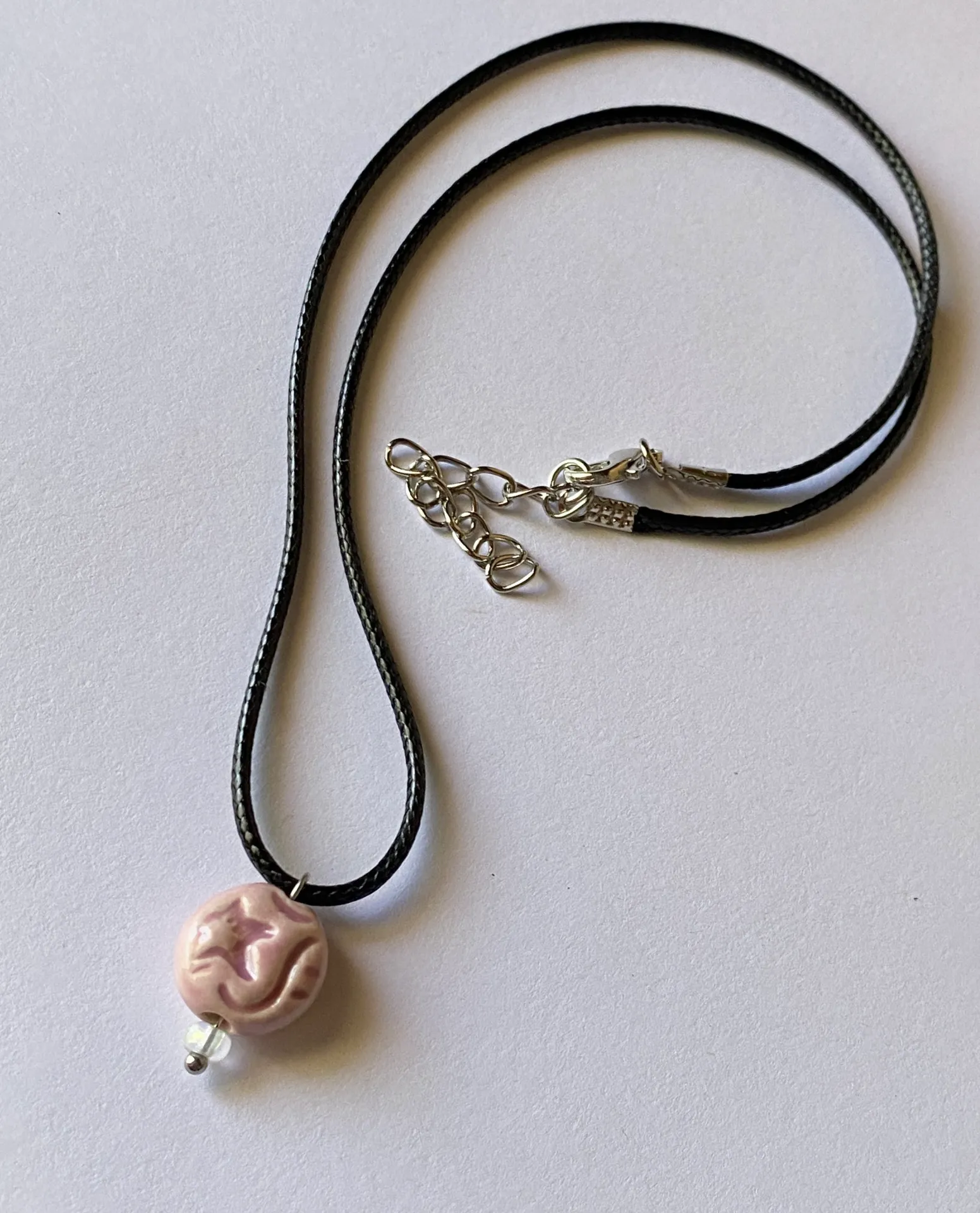 porcelain star coin bead boho retro whimsy fairy necklace⭐️🩷 - Image 4