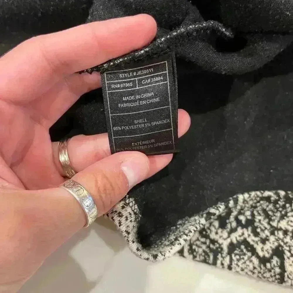 Jack Midi A-Line Snakeskin Tank Dress Sleeveless Round Neck Tan/Black Womens Med - Image 6