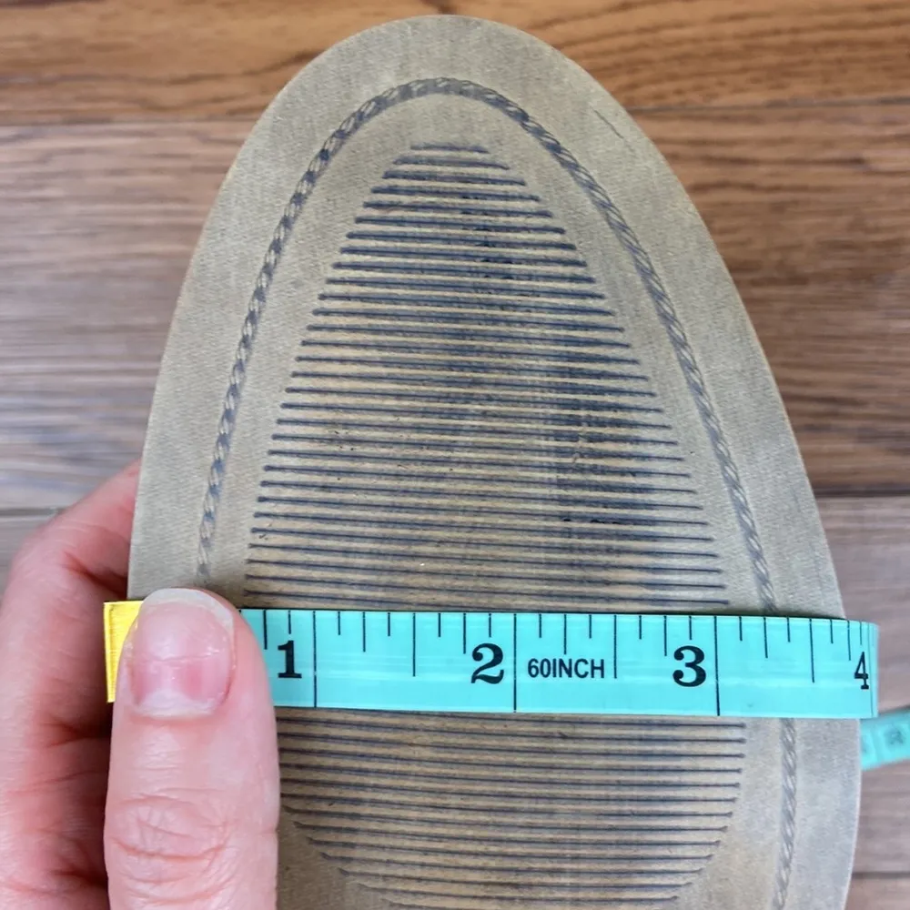 Musse & Cloud - Caila Leather Perforated Festival Ankle Booties in Taupe Sz 10 - Image 13