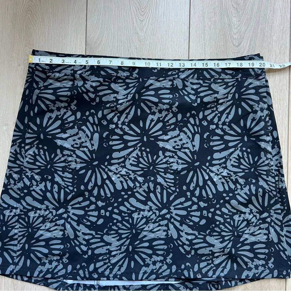 RipSkirt Hawaii Shibori Charcoal Length 2 Size XXL Quick Dry Swim Skirt Cover Up Black - Image 6
