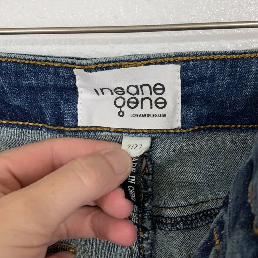 Insane Gene Dark Wash Distressed Mid - Image 6